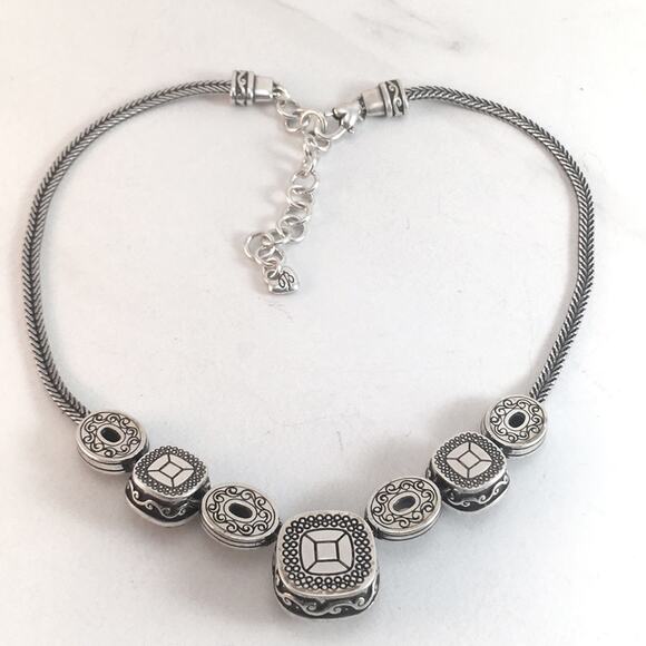 Brighton Venus Rising Swarovski Statement necklace Preowned - Picture 6 of 8